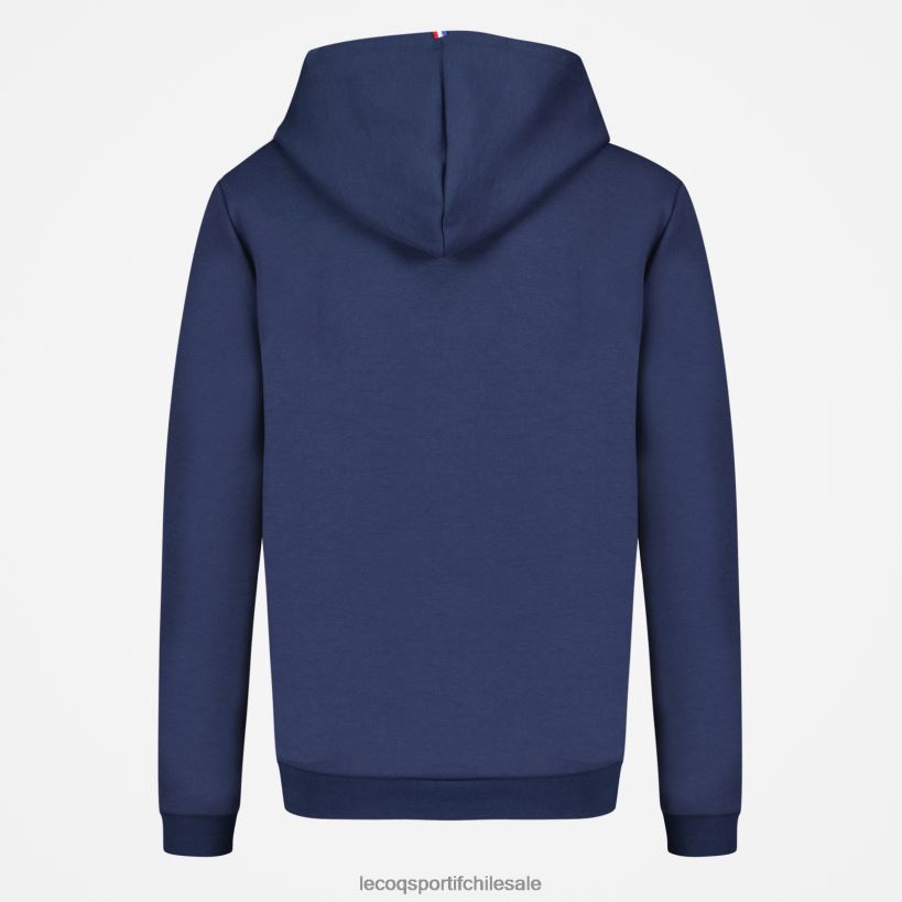 niños sudadera con capucha y cremallera azul T24B2398 Le Coq Sportif ropa
