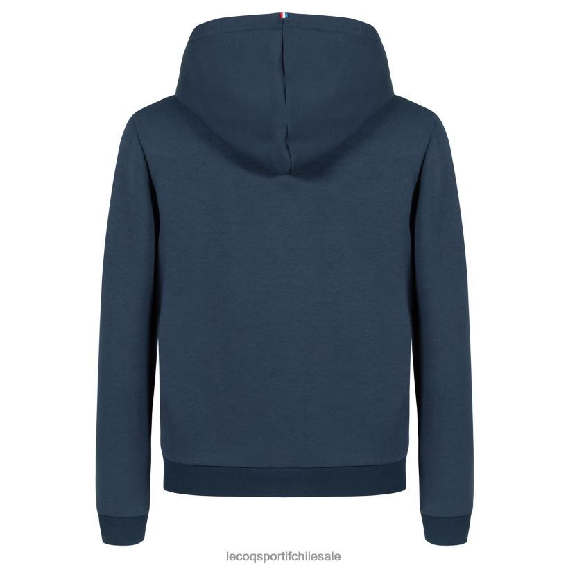 niños sudadera con capucha y cremallera azul T24B2670 Le Coq Sportif ropa