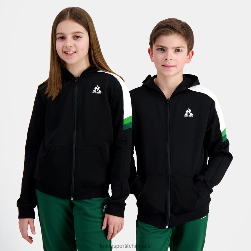 niños sudadera con capucha y cremallera multicolor T24B2391 Le Coq Sportif ropa