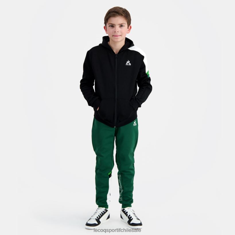 niños sudadera con capucha y cremallera multicolor T24B2391 Le Coq Sportif ropa