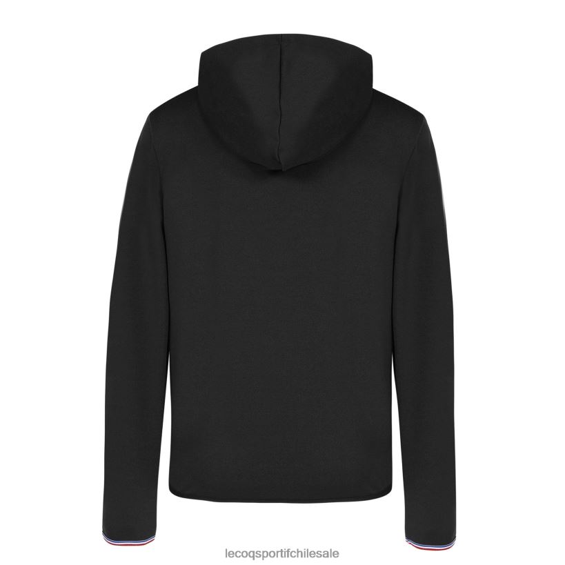 niños sudadera con capucha y cremallera negra T24B2400 Le Coq Sportif ropa