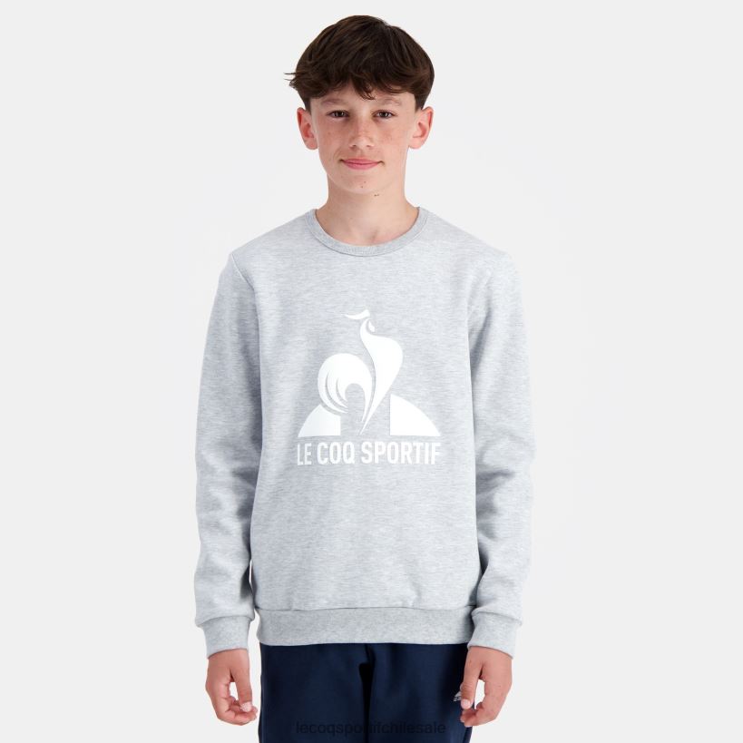 niños sudadera gris T24B2397 Le Coq Sportif ropa