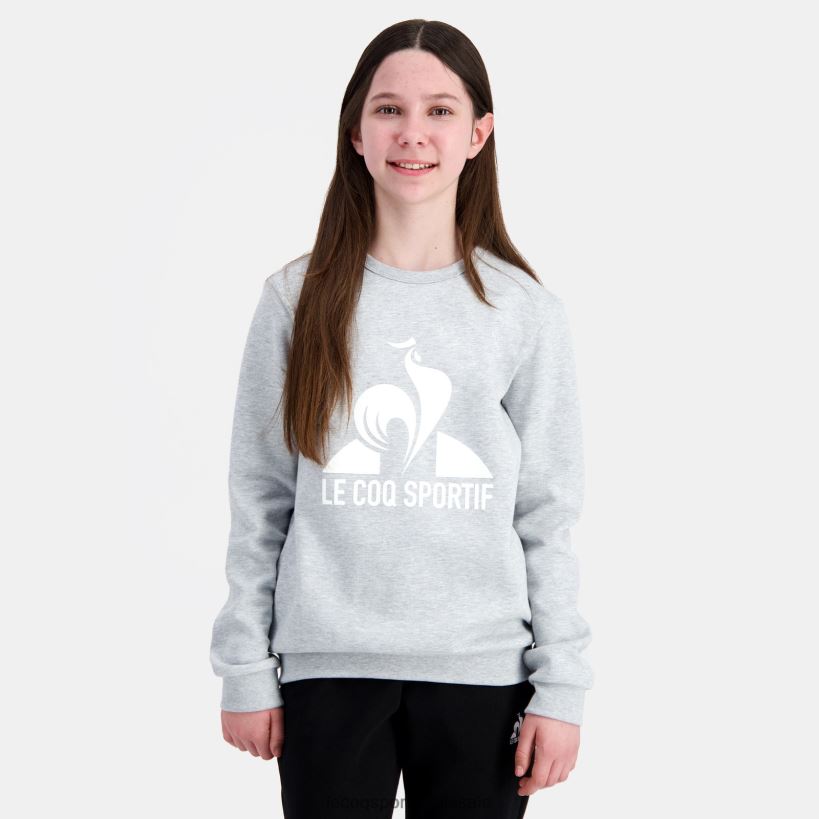 niños sudadera gris T24B2397 Le Coq Sportif ropa