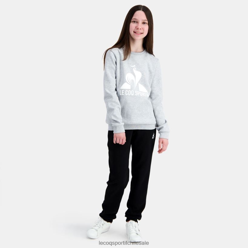 niños sudadera gris T24B2397 Le Coq Sportif ropa