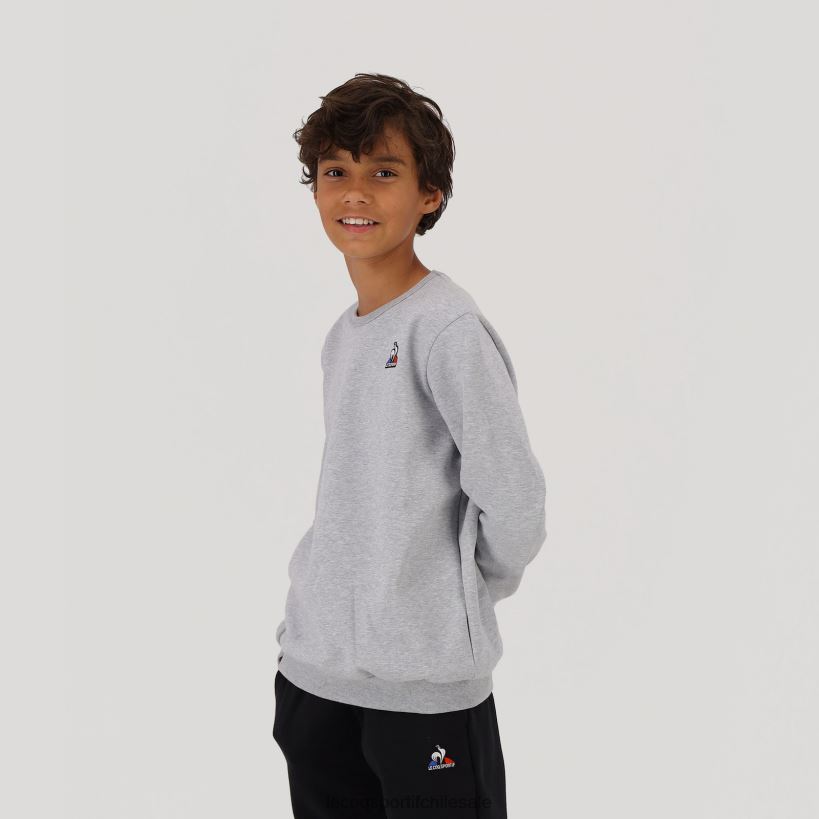 niños sudadera gris T24B2660 Le Coq Sportif ropa