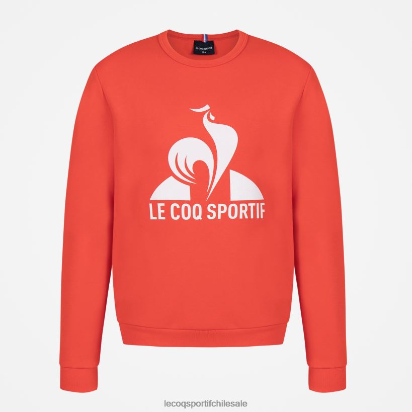 niños sudadera roja T24B2659 Le Coq Sportif ropa