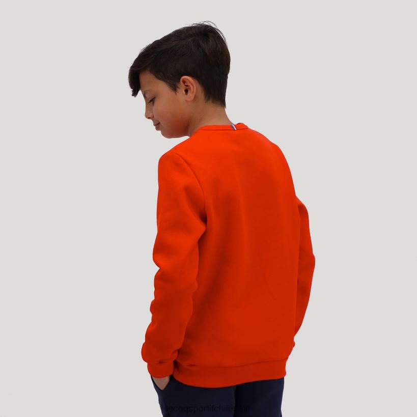 niños sudadera roja T24B2659 Le Coq Sportif ropa