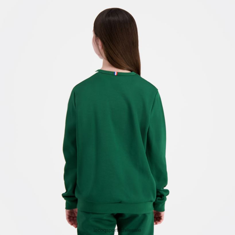 niños sudadera verde T24B2392 Le Coq Sportif ropa