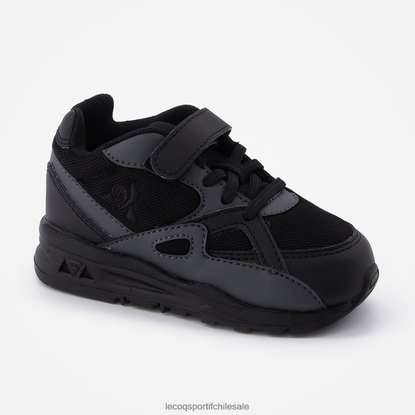niños zapato lcs r850 bebe negro T24B2677 Le Coq Sportif zapatos