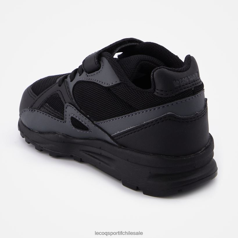 niños zapato lcs r850 bebe negro T24B2677 Le Coq Sportif zapatos
