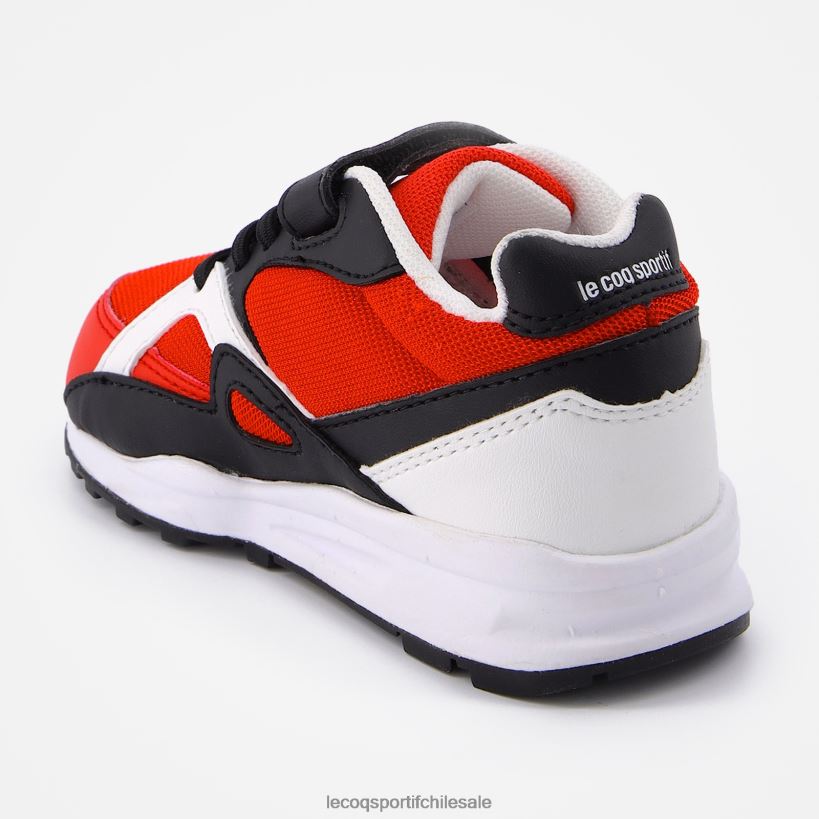 niños zapato lcs r850 bebe rojo T24B2678 Le Coq Sportif zapatos
