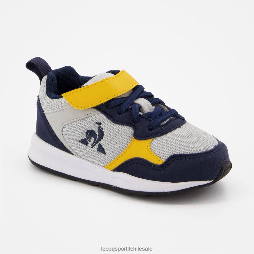 niños zapato r500 bebe sport gris T24B2417 Le Coq Sportif zapatos
