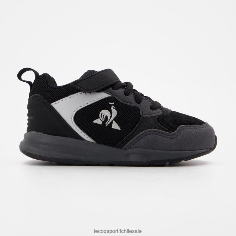 niños zapato r500 bebe sport negro T24B2416 Le Coq Sportif zapatos