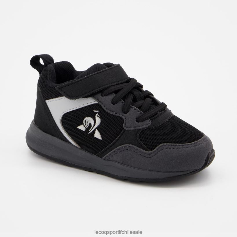 niños zapato r500 bebe sport negro T24B2416 Le Coq Sportif zapatos