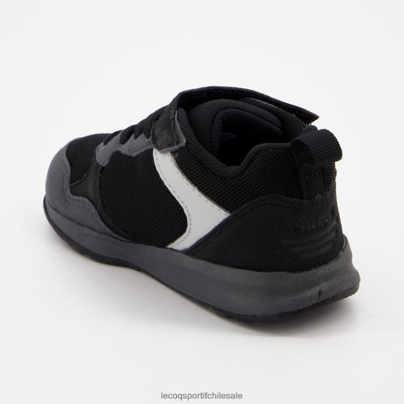 niños zapato r500 bebe sport negro T24B2416 Le Coq Sportif zapatos