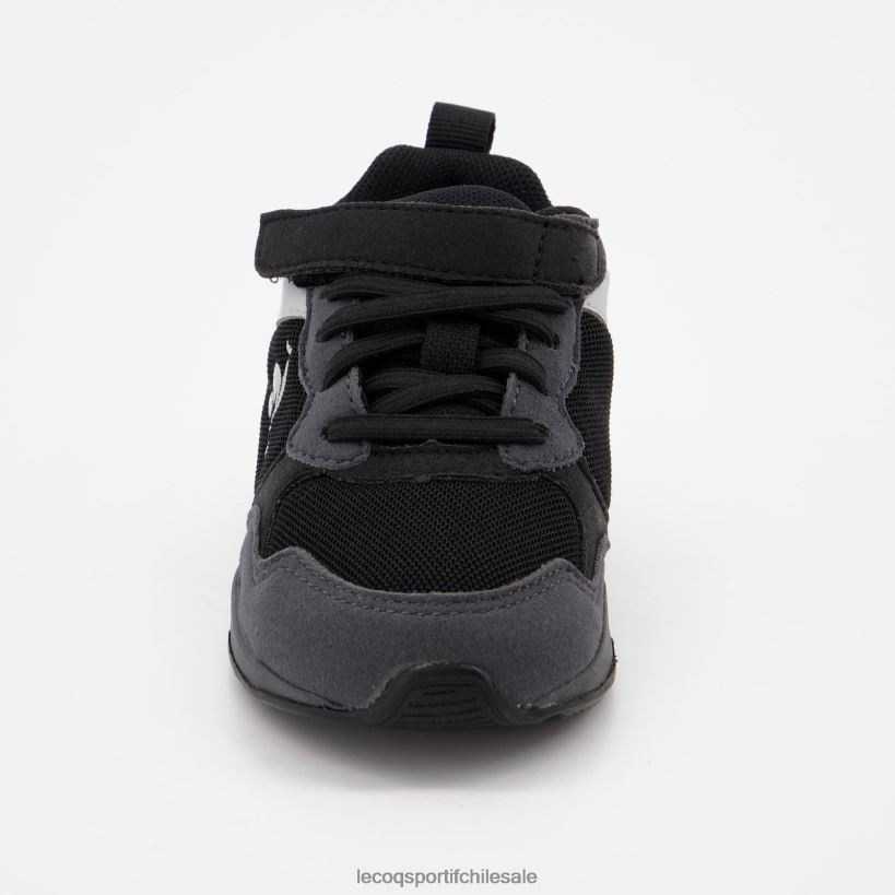 niños zapato r500 bebe sport negro T24B2416 Le Coq Sportif zapatos