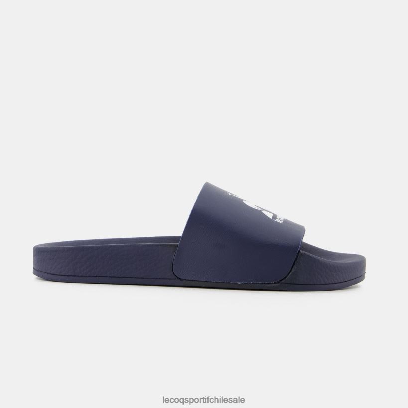 niños diapositivas hechas en francia azul T24B2424 Le Coq Sportif zapatos