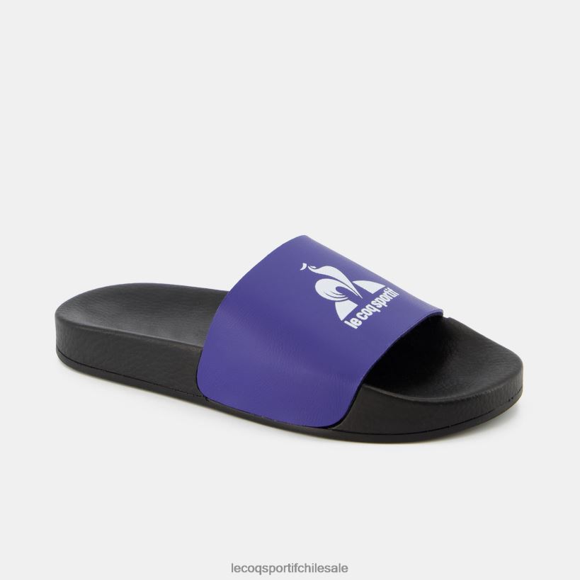 niños diapositivas hechas en francia negro T24B2425 Le Coq Sportif zapatos