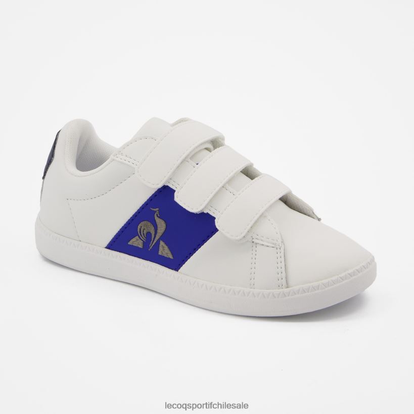 niños zapato de corteclásico blanco T24B2420 Le Coq Sportif zapatos