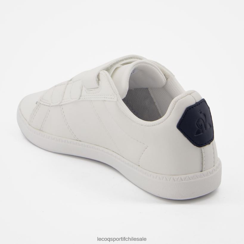 niños zapato de corteclásico blanco T24B2420 Le Coq Sportif zapatos