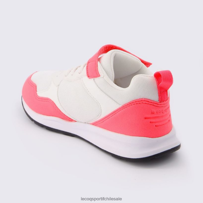 niños zapato lcs r500 niña fluo blanco T24B2671 Le Coq Sportif zapatos