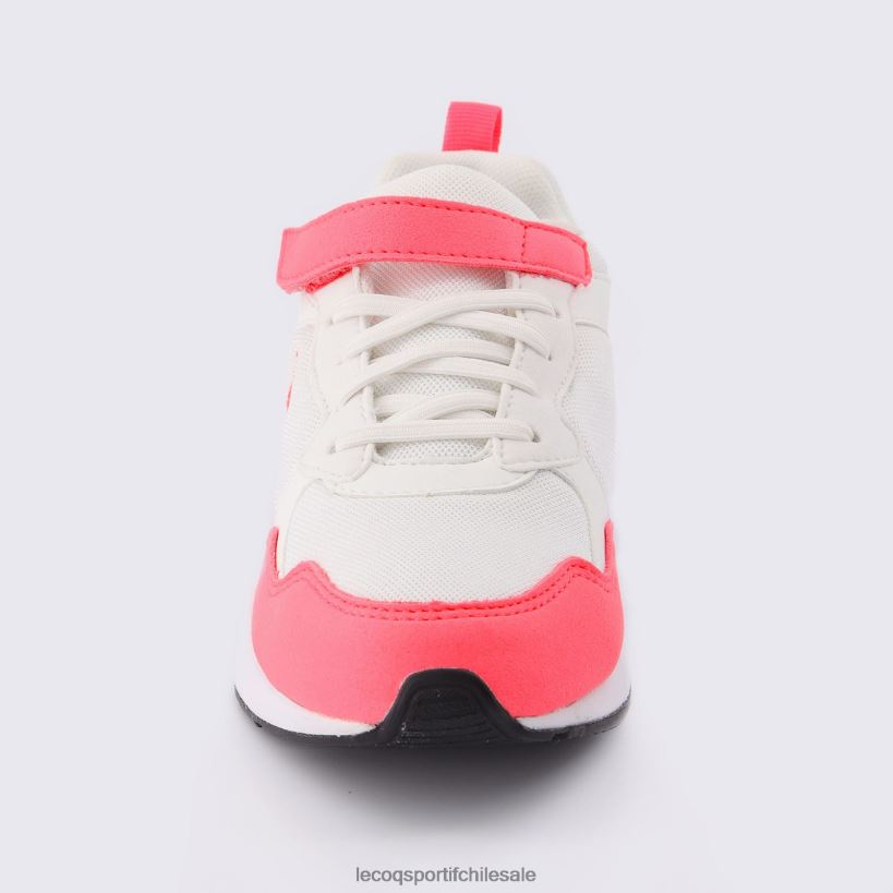 niños zapato lcs r500 niña fluo blanco T24B2671 Le Coq Sportif zapatos