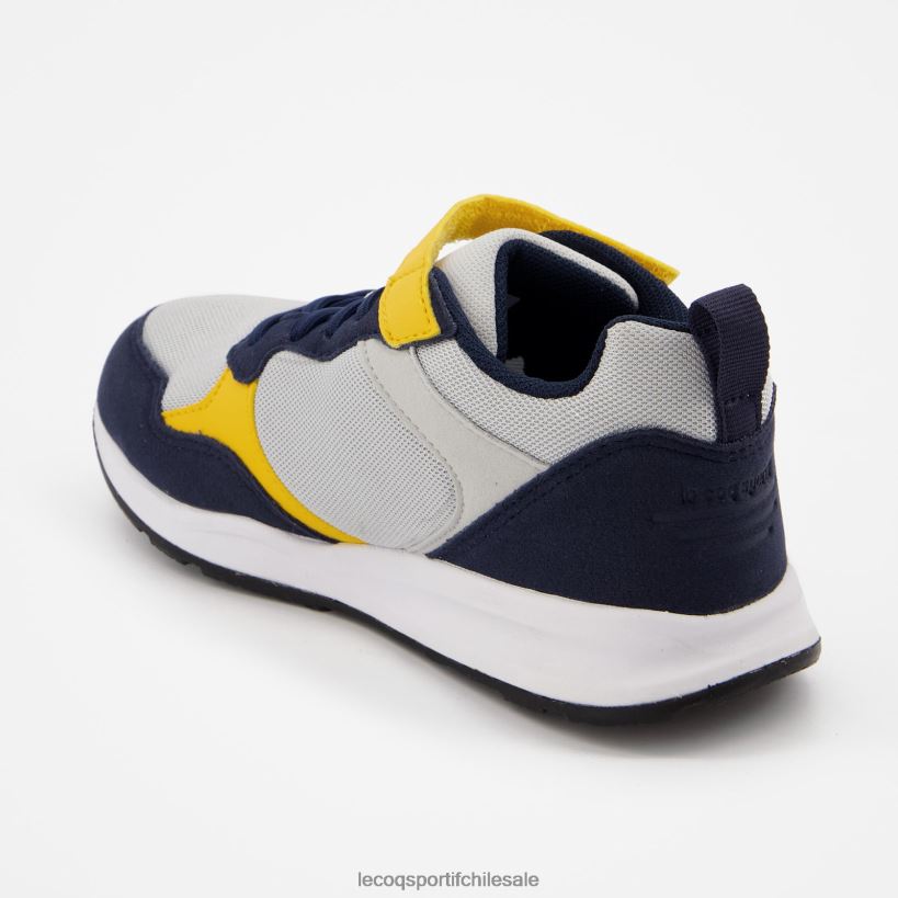 niños zapato r500 sport gris T24B2423 Le Coq Sportif zapatos